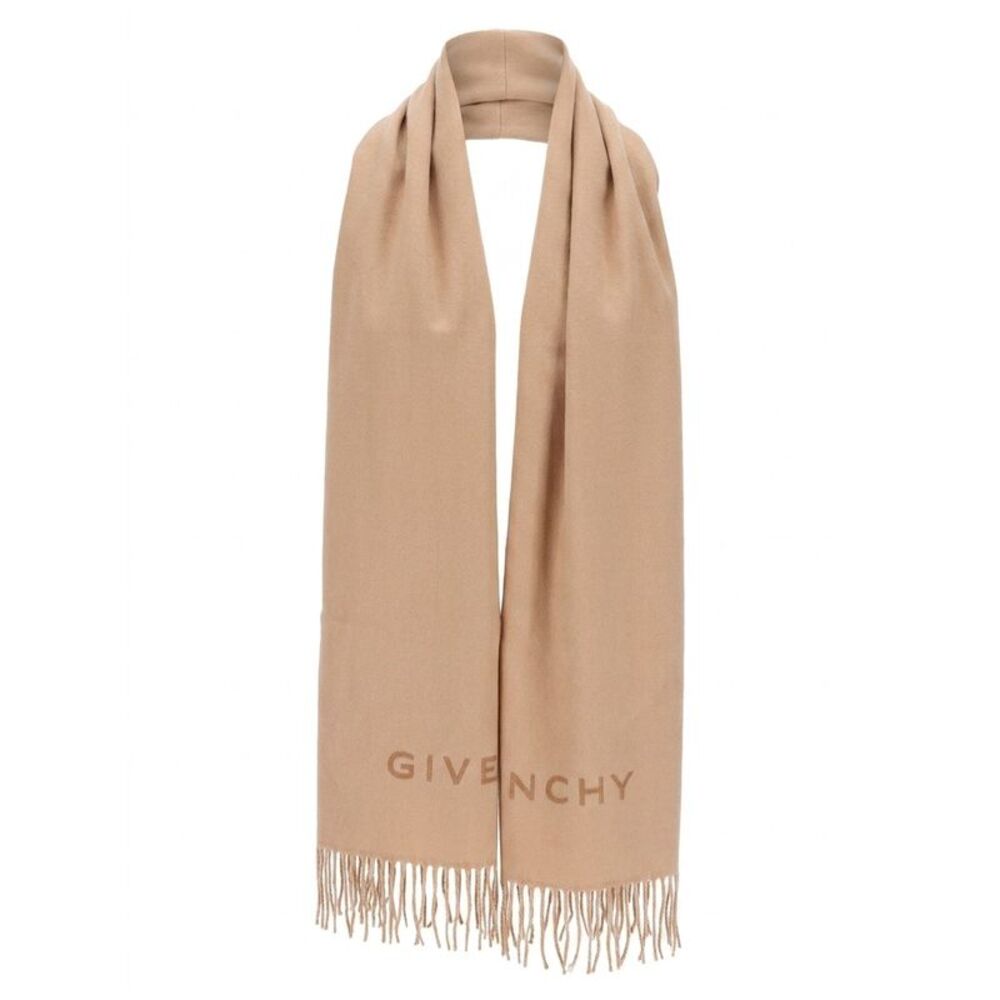 Givenchy Beige Virgin Wool Men's Scarf